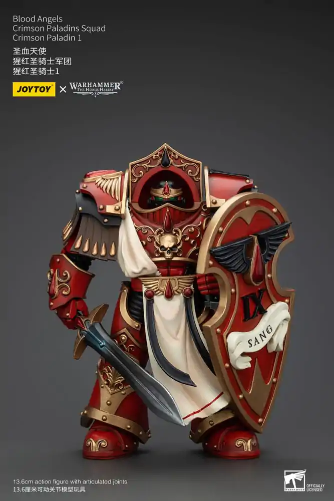 Warhammer The Horus Heresy Akčná figúrka 1/18 Blood Angels Crimson Paladins Squad Crimson Paladin 1 14 cm termékfotó