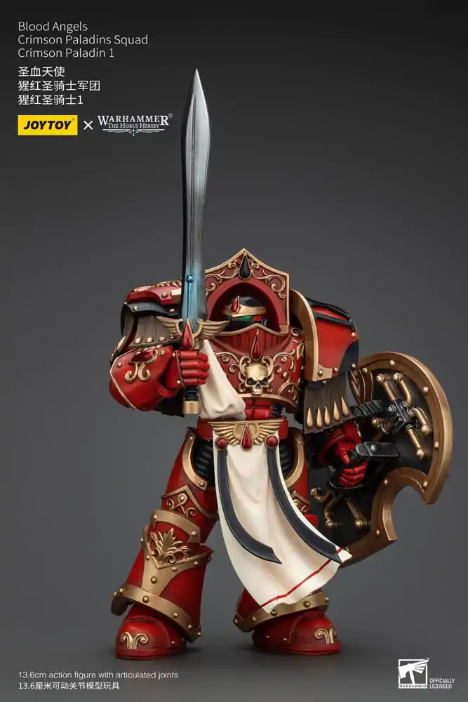 Warhammer The Horus Heresy Akčná figúrka 1/18 Blood Angels Crimson Paladins Squad Crimson Paladin 1 14 cm termékfotó