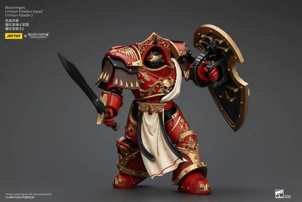 Warhammer The Horus Heresy Akčná figúrka 1/18 Blood Angels Crimson Paladins csapat Crimson Paladin 2 14 cm termékfotó