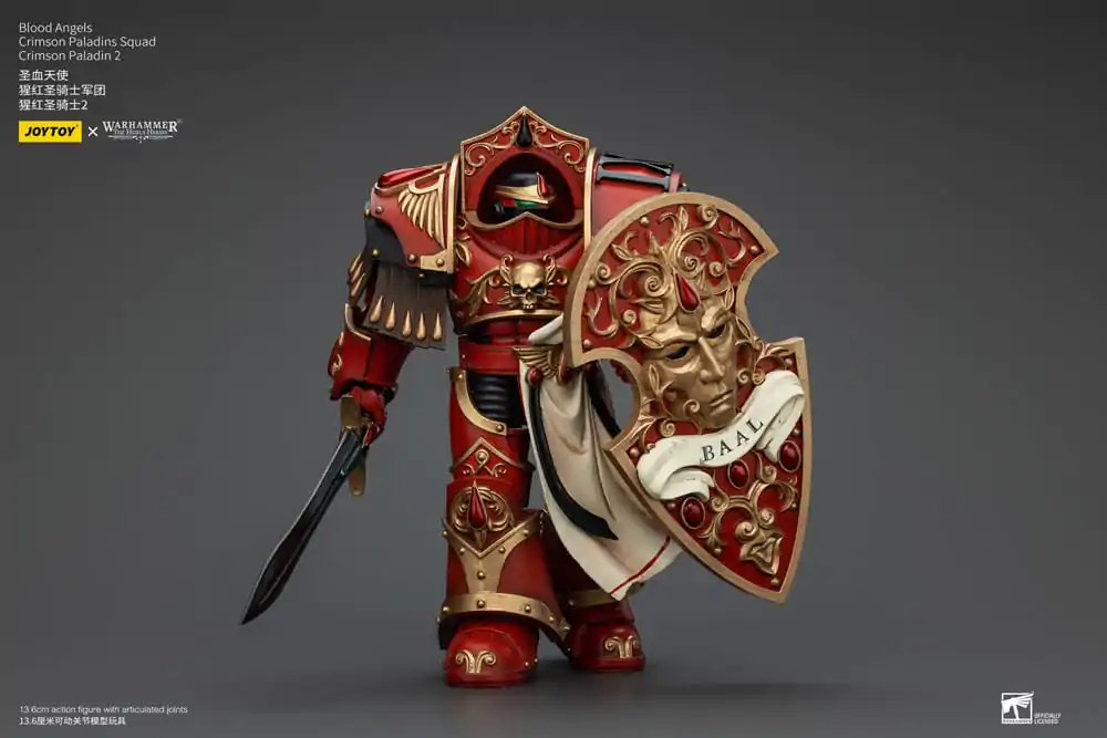 Warhammer The Horus Heresy Akčná figúrka 1/18 Blood Angels Crimson Paladins csapat Crimson Paladin 2 14 cm termékfotó