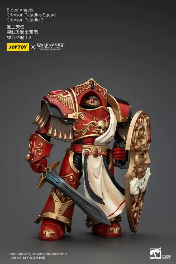 Warhammer The Horus Heresy Akčná figúrka 1/18 Blood Angels Crimson Paladins csapat Crimson Paladin 2 14 cm termékfotó