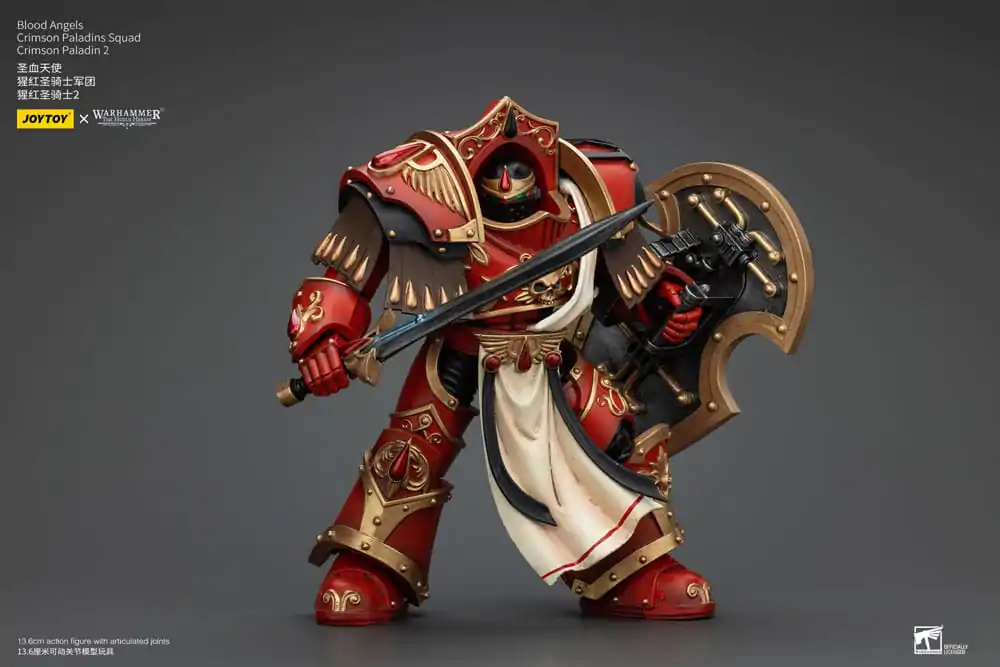 Warhammer The Horus Heresy Akčná figúrka 1/18 Blood Angels Crimson Paladins csapat Crimson Paladin 2 14 cm termékfotó