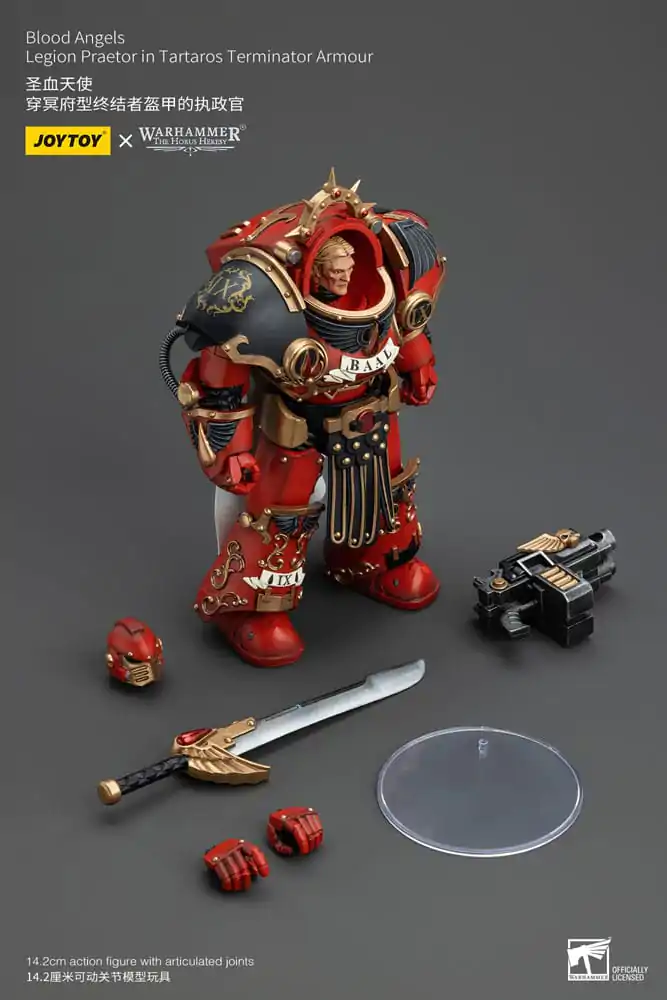 Warhammer The Horus Heresy Akčná figúrka 1/18 Blood Angels Legion Praetor in Tartaros Terminator Armour 14 cm termékfotó