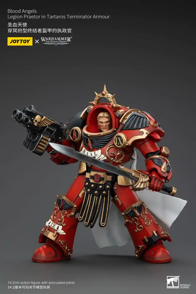 Warhammer The Horus Heresy Akčná figúrka 1/18 Blood Angels Legion Praetor in Tartaros Terminator Armour 14 cm termékfotó