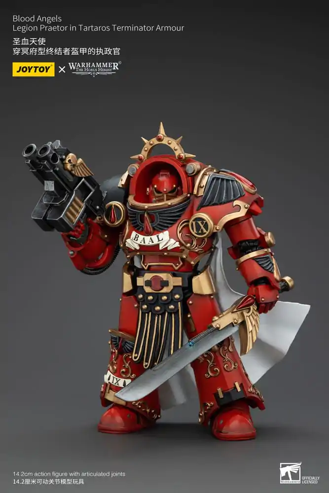 Warhammer The Horus Heresy Akčná figúrka 1/18 Blood Angels Legion Praetor in Tartaros Terminator Armour 14 cm termékfotó