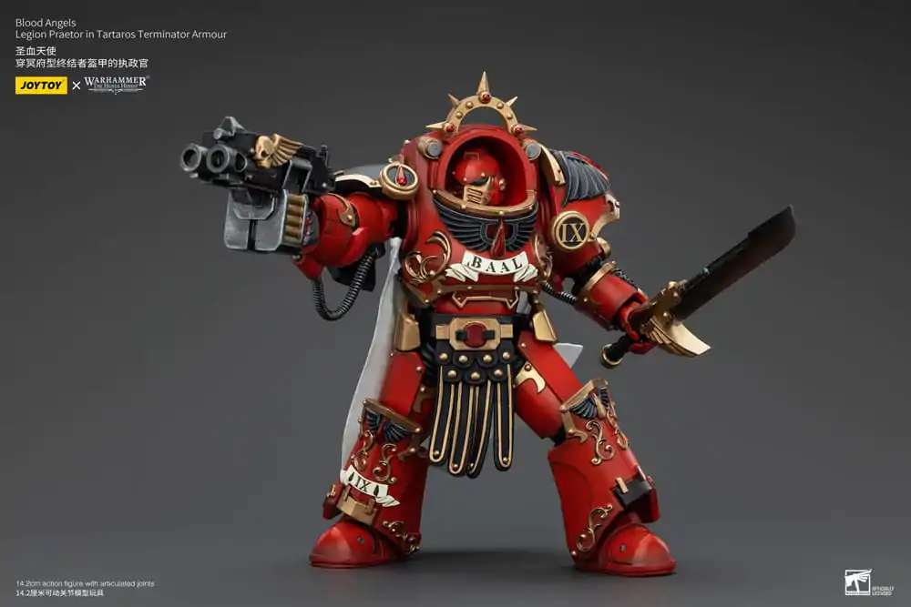 Warhammer The Horus Heresy Akčná figúrka 1/18 Blood Angels Legion Praetor in Tartaros Terminator Armour 14 cm termékfotó