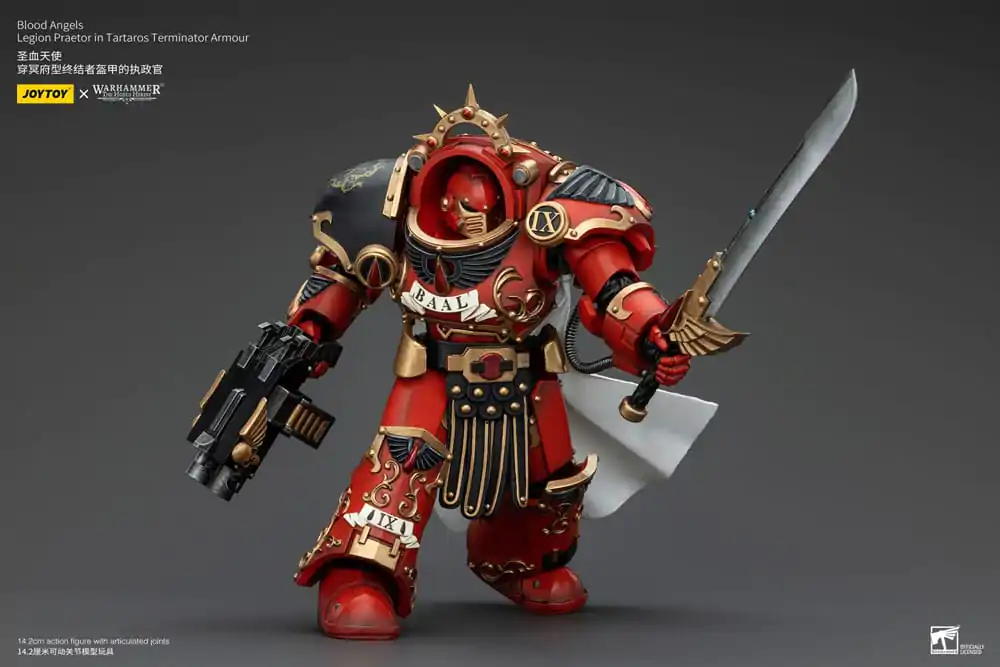 Warhammer The Horus Heresy Akčná figúrka 1/18 Blood Angels Legion Praetor in Tartaros Terminator Armour 14 cm termékfotó