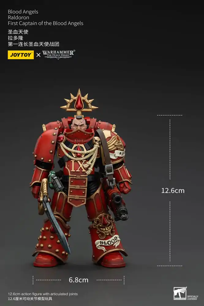 Warhammer The Horus Heresy Akčná figúrka 1/18 Blood Angels Raldoron First Captain of the Blood Angels 13 cm termékfotó