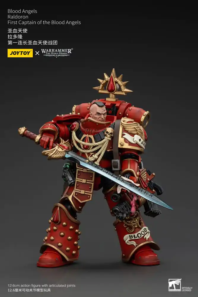 Warhammer The Horus Heresy Akčná figúrka 1/18 Blood Angels Raldoron First Captain of the Blood Angels 13 cm termékfotó