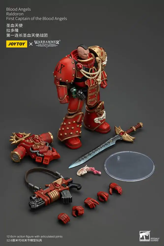 Warhammer The Horus Heresy Akčná figúrka 1/18 Blood Angels Raldoron First Captain of the Blood Angels 13 cm termékfotó