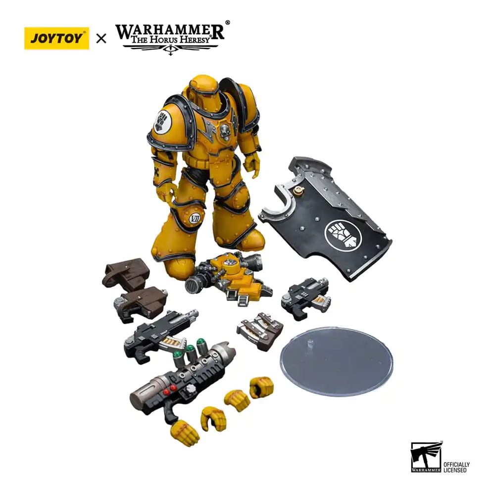 Warhammer The Horus Heresy Akčná figúrka 1/18 Imperial Fists Legion MkIII Breacher Squad Legion Breacher s Graviton Gun 12 cm produktová fotografia
