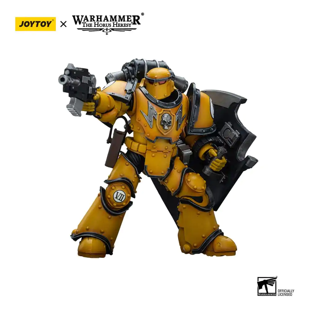 Warhammer The Horus Heresy Akčná figúrka 1/18 Imperial Fists Legion MkIII Breacher Squad Legion Breacher s Graviton Gun 12 cm produktová fotografia