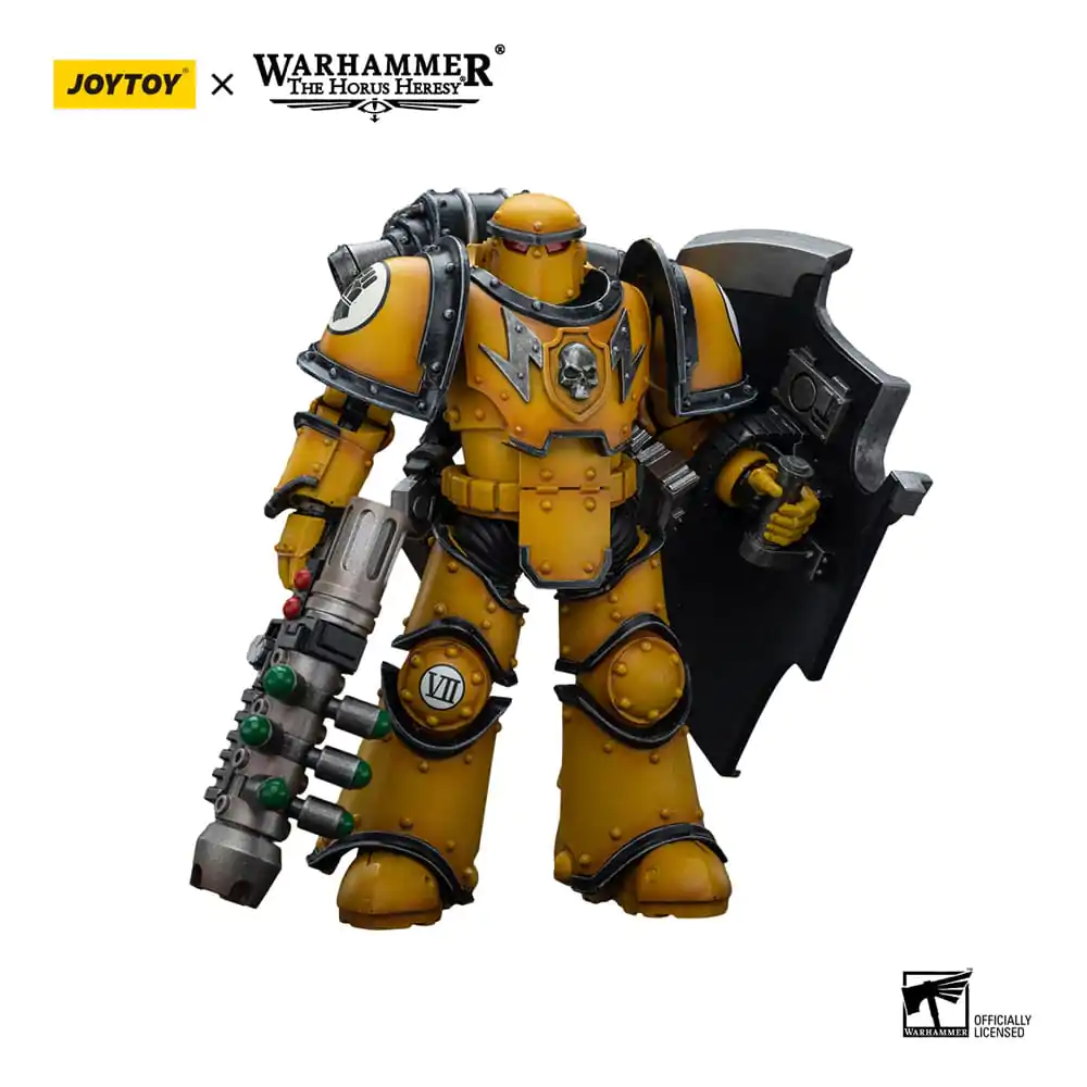 Warhammer The Horus Heresy Akčná figúrka 1/18 Imperial Fists Legion MkIII Breacher Squad Legion Breacher s Graviton Gun 12 cm produktová fotografia