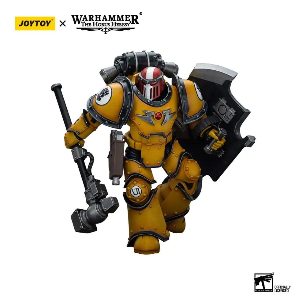 Warhammer The Horus Heresy akčná figúrka 1/18 Imperial Fists Legion MkIII Breacher Squad Sergeant s Thunder Hammer 12 cm produktová fotografia