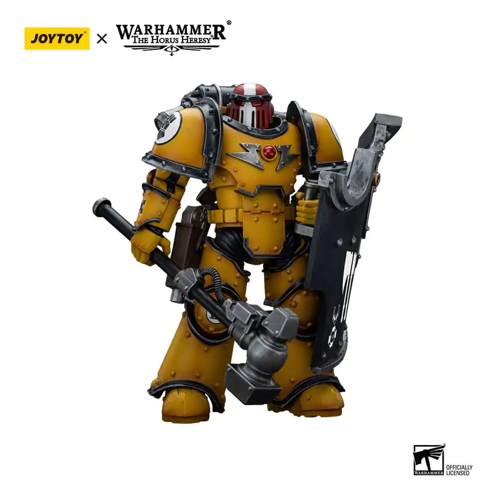 Warhammer The Horus Heresy akčná figúrka 1/18 Imperial Fists Legion MkIII Breacher Squad Sergeant s Thunder Hammer 12 cm produktová fotografia