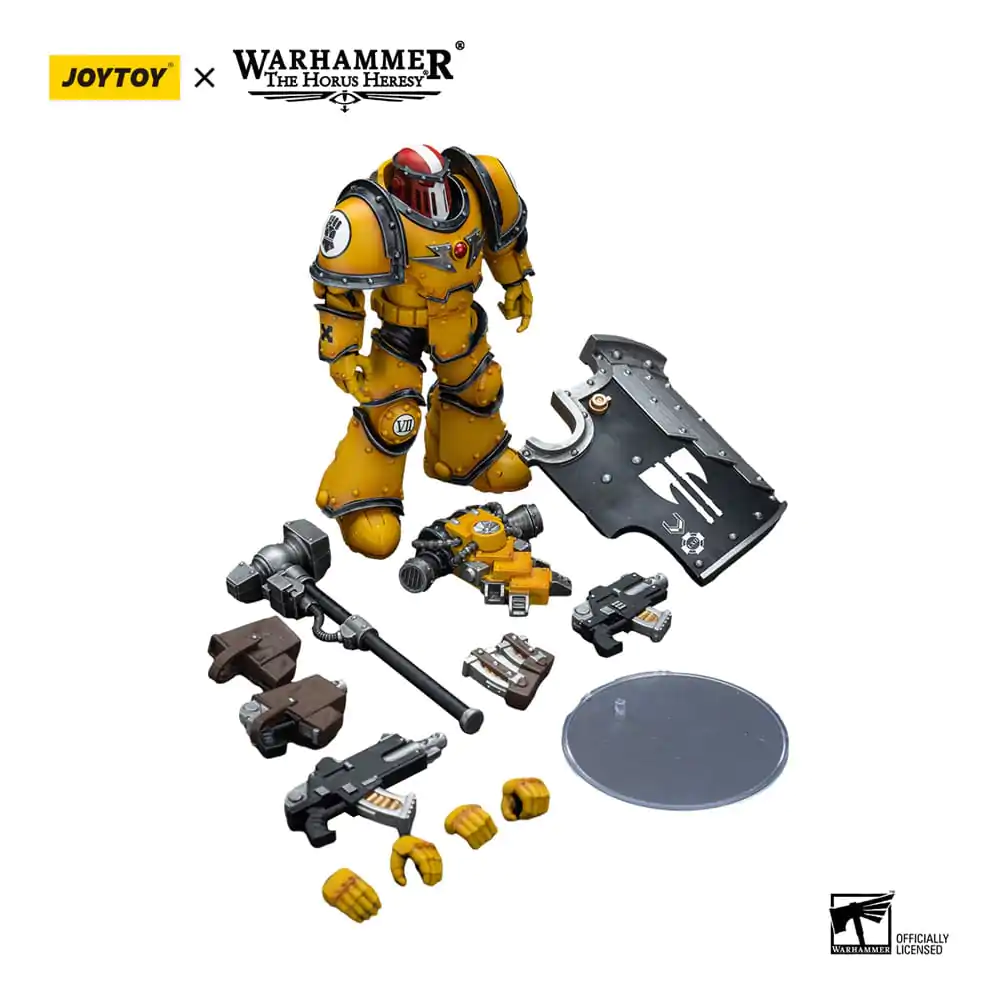 Warhammer The Horus Heresy akčná figúrka 1/18 Imperial Fists Legion MkIII Breacher Squad Sergeant s Thunder Hammer 12 cm produktová fotografia