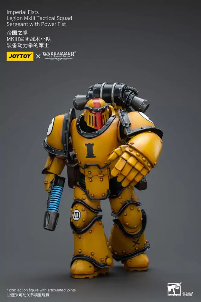 Warhammer The Horus Heresy Akčná figúrka 1/18 Imperial Fists Legion MkIII Tactical Squad Sergeant s Power Fist 12 cm produktová fotografia