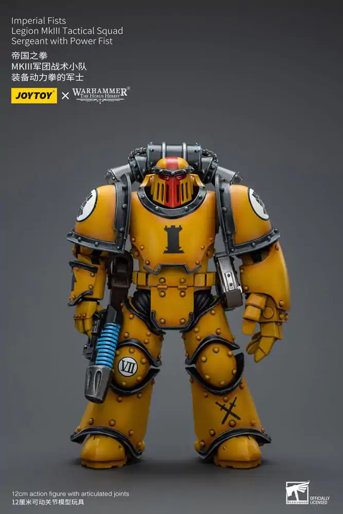 Warhammer The Horus Heresy Akčná figúrka 1/18 Imperial Fists Legion MkIII Tactical Squad Sergeant s Power Fist 12 cm produktová fotografia