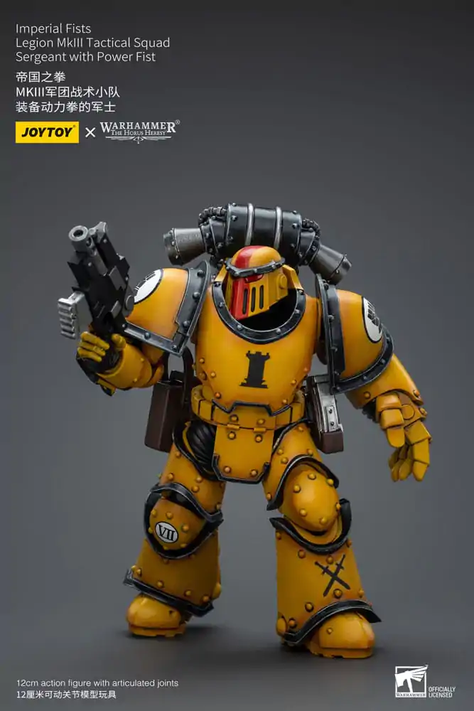 Warhammer The Horus Heresy Akčná figúrka 1/18 Imperial Fists Legion MkIII Tactical Squad Sergeant s Power Fist 12 cm produktová fotografia