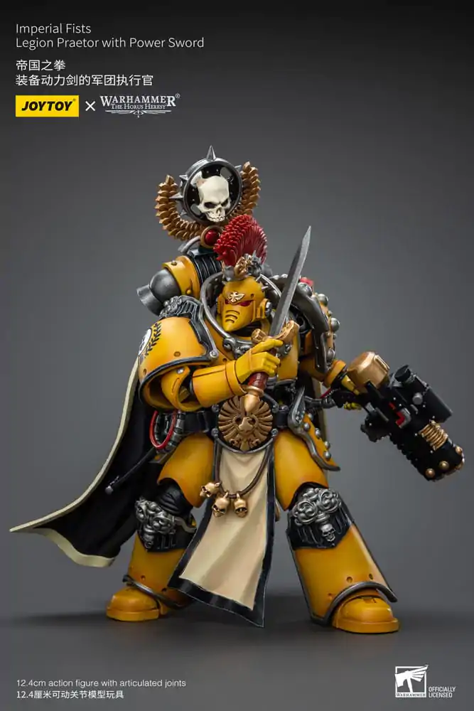 Akčná figúrka Warhammer The Horus Heresy 1/18 Imperial Fists Legion Praetor s Energetickým Mečom 12 cm produktová fotografia