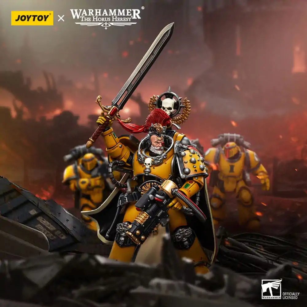 Akčná figúrka Warhammer The Horus Heresy 1/18 Imperial Fists Legion Praetor s Energetickým Mečom 12 cm produktová fotografia