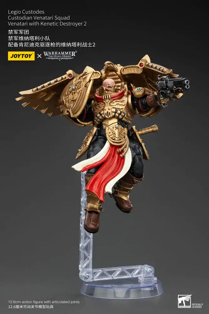 Warhammer The Horus Heresy Akčná Figúrka 1/18 Legio Custodes Custodian Venatari Squad Venatari with Kenetic Destroyer 2 13 cm produktová fotografia