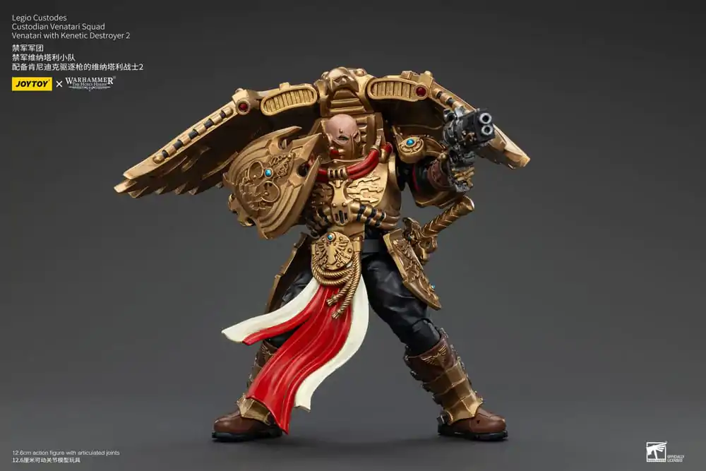 Warhammer The Horus Heresy Akčná Figúrka 1/18 Legio Custodes Custodian Venatari Squad Venatari with Kenetic Destroyer 2 13 cm produktová fotografia