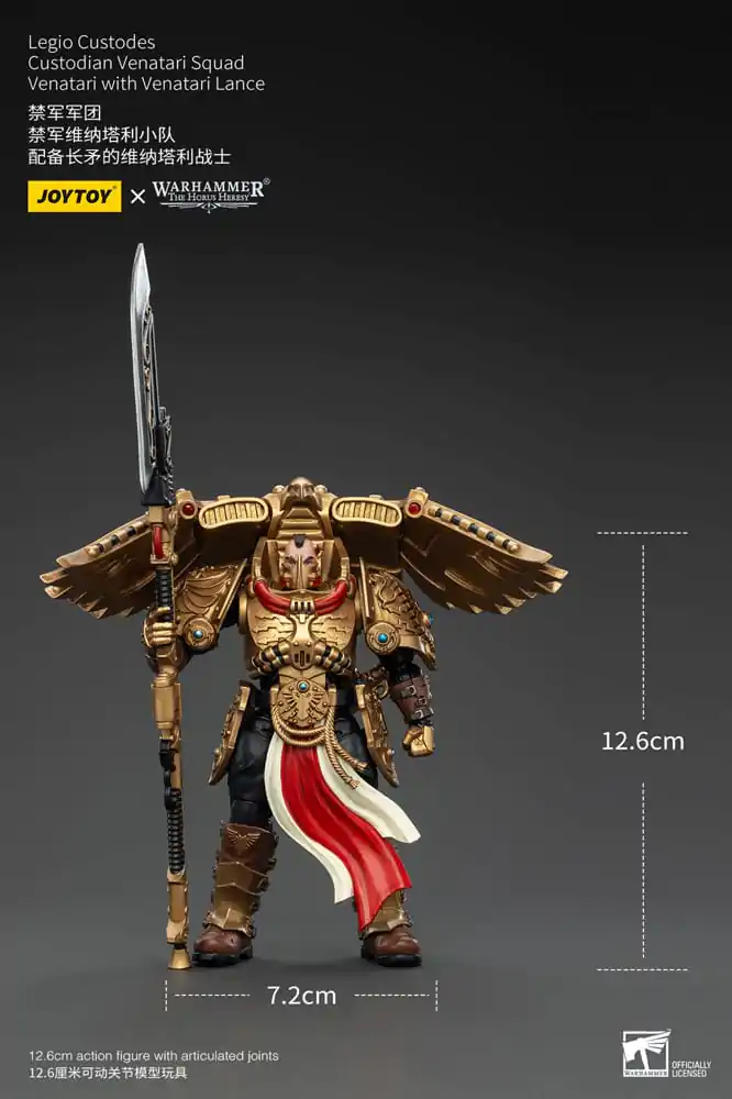 Warhammer The Horus Heresy Akčná Figúrka 1/18 Legio Custodes Custodian Venatari Squad Venatari s Venatari Lance 13 cm produktová fotografia