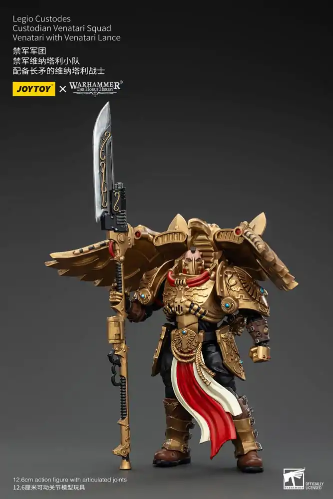 Warhammer The Horus Heresy Akčná Figúrka 1/18 Legio Custodes Custodian Venatari Squad Venatari s Venatari Lance 13 cm produktová fotografia