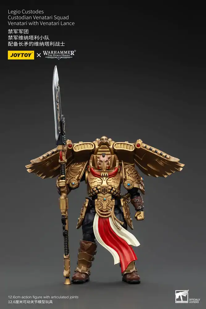 Warhammer The Horus Heresy Akčná Figúrka 1/18 Legio Custodes Custodian Venatari Squad Venatari s Venatari Lance 13 cm produktová fotografia