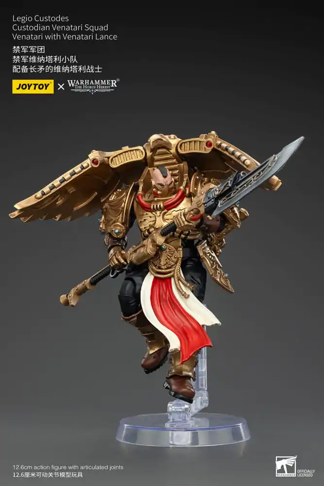 Warhammer The Horus Heresy Akčná Figúrka 1/18 Legio Custodes Custodian Venatari Squad Venatari s Venatari Lance 13 cm produktová fotografia