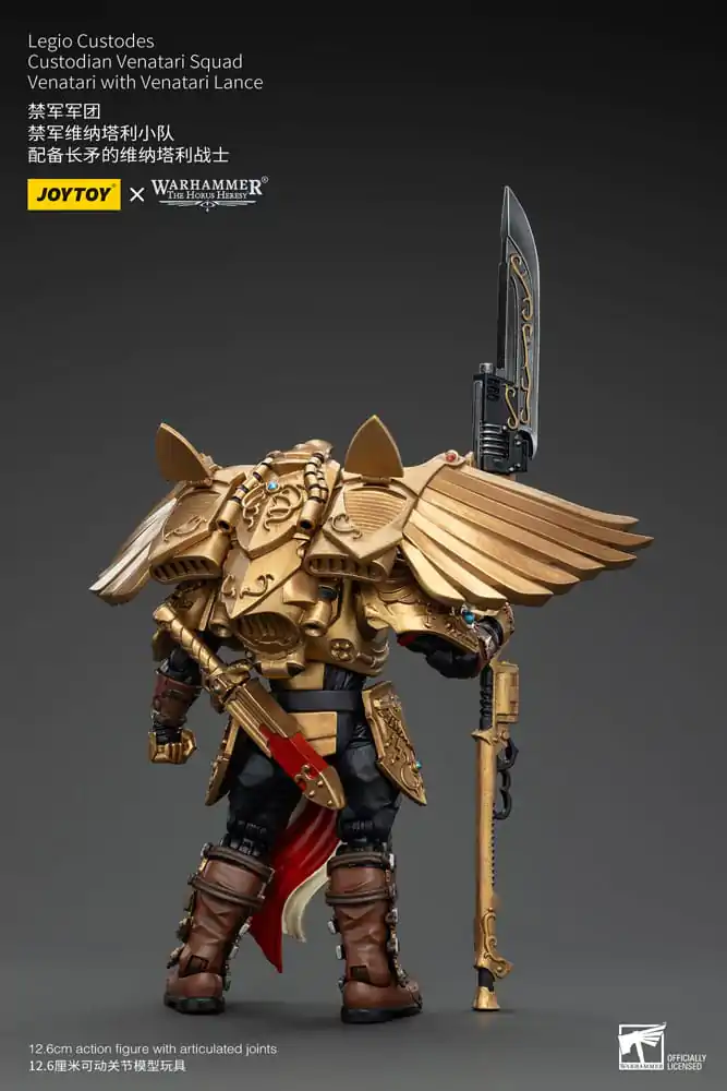 Warhammer The Horus Heresy Akčná Figúrka 1/18 Legio Custodes Custodian Venatari Squad Venatari s Venatari Lance 13 cm produktová fotografia