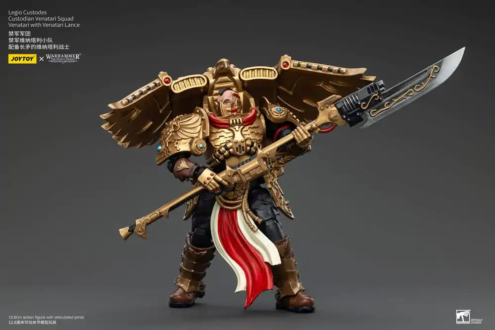 Warhammer The Horus Heresy Akčná Figúrka 1/18 Legio Custodes Custodian Venatari Squad Venatari s Venatari Lance 13 cm produktová fotografia