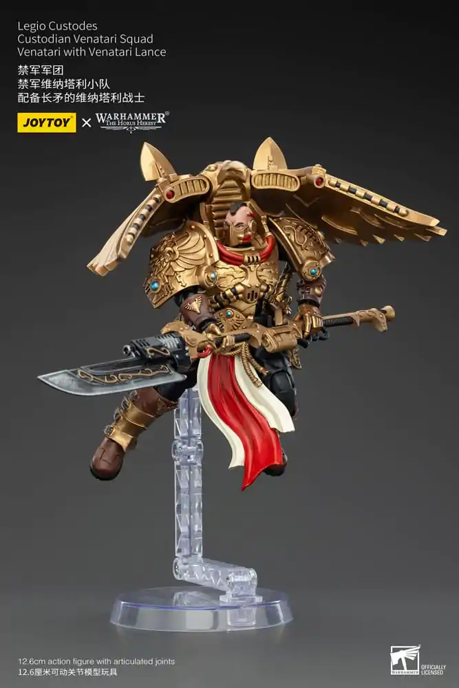 Warhammer The Horus Heresy Akčná Figúrka 1/18 Legio Custodes Custodian Venatari Squad Venatari s Venatari Lance 13 cm produktová fotografia