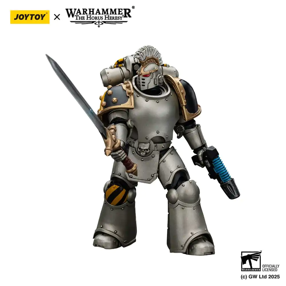 Warhammer The Horus Heresy Akčná figúrka 1/18 lron Warriors Command Squad Chosen with Legion Standard 12 cm produktová fotografia