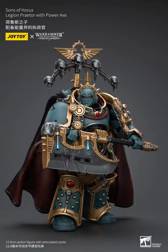 Warhammer The Horus Heresy Akčná figúrka 1/18 Sons of Horus Legion Praetor s Power Axe 12 cm produktová fotografia
