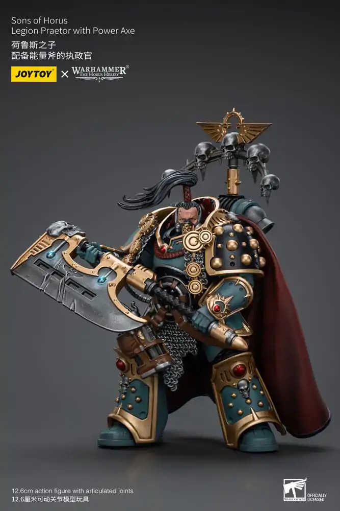 Warhammer The Horus Heresy Akčná figúrka 1/18 Sons of Horus Legion Praetor s Power Axe 12 cm produktová fotografia