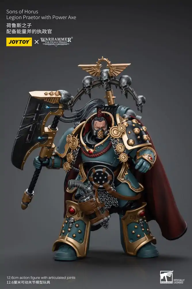 Warhammer The Horus Heresy Akčná figúrka 1/18 Sons of Horus Legion Praetor s Power Axe 12 cm produktová fotografia