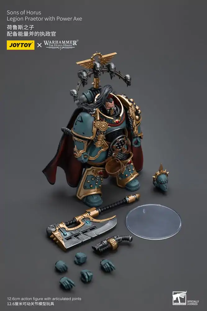 Warhammer The Horus Heresy Akčná figúrka 1/18 Sons of Horus Legion Praetor s Power Axe 12 cm produktová fotografia
