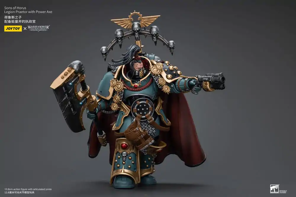 Warhammer The Horus Heresy Akčná figúrka 1/18 Sons of Horus Legion Praetor s Power Axe 12 cm produktová fotografia
