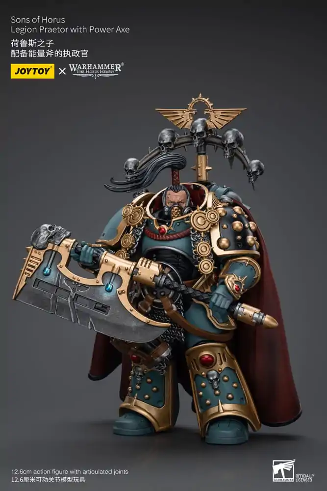 Warhammer The Horus Heresy Akčná figúrka 1/18 Sons of Horus Legion Praetor s Power Axe 12 cm produktová fotografia