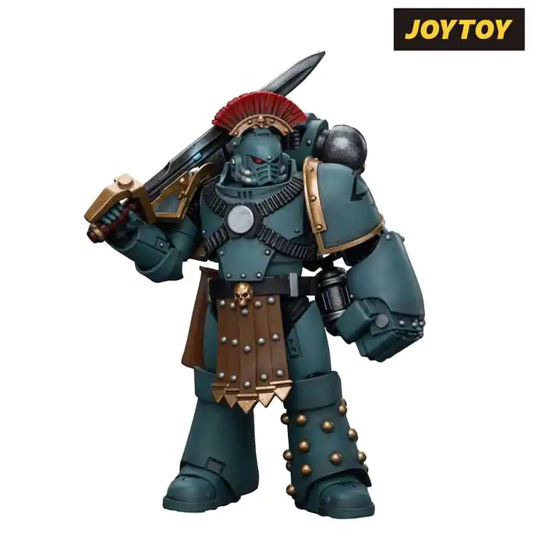 Warhammer The Horus Heresy Akčná figúrka 1/18 Sons of Horus MKIV Taktická čata Seržant s Power Fist 12 cm termékfotó