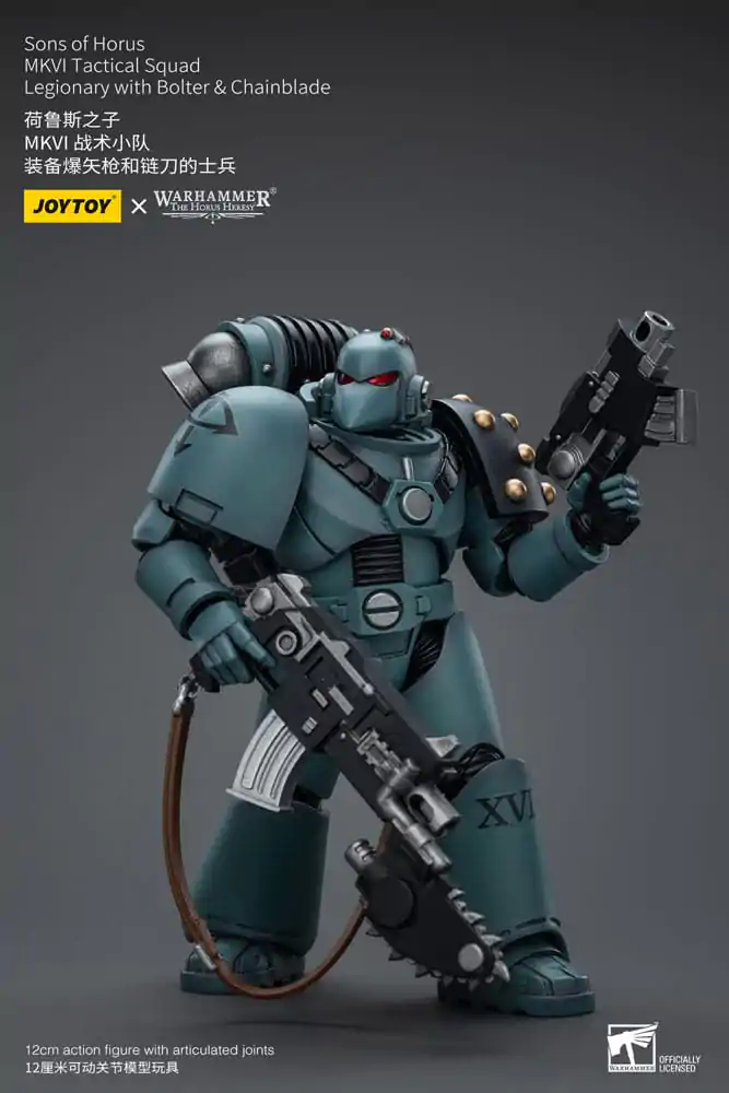 Warhammer The Horus Heresy Akčná figúrka 1/18 Sons of Horus MKVI Tactical Squad Legionary s Bolter & Chainblade 12 cm produktová fotografia
