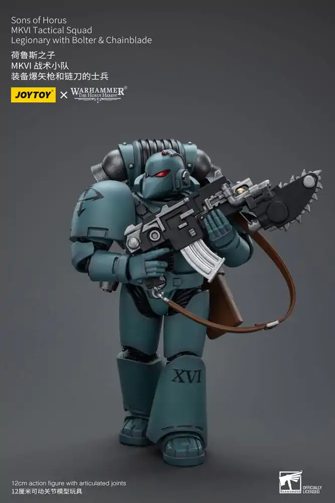 Warhammer The Horus Heresy Akčná figúrka 1/18 Sons of Horus MKVI Tactical Squad Legionary s Bolter & Chainblade 12 cm produktová fotografia