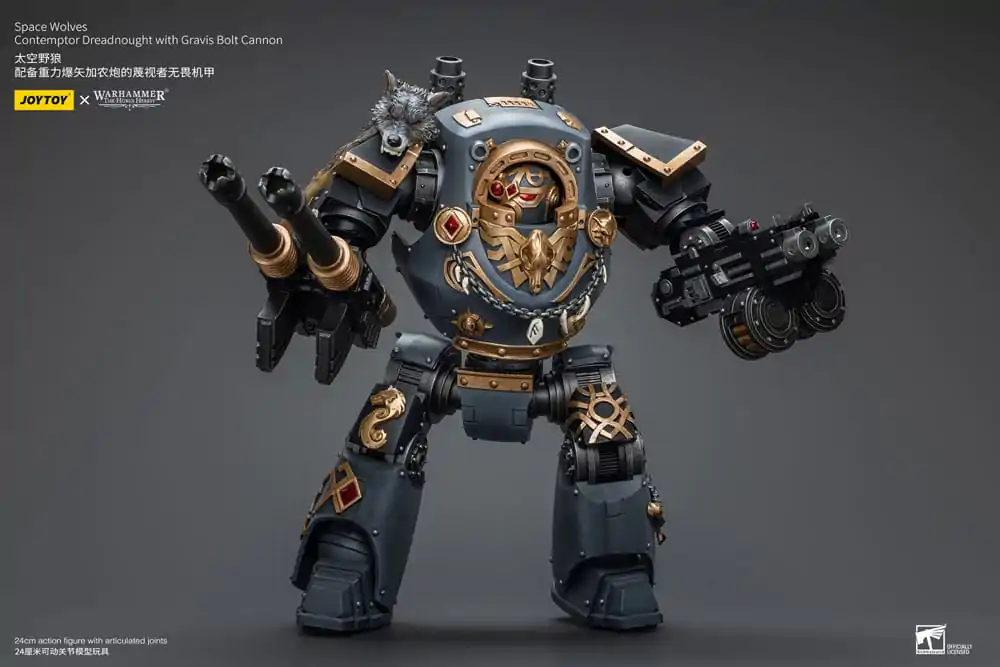 Warhammer The Horus Heresy Akčná figúrka 1/18 Space Wolves Contemptor Dreadnought s Gravis Bolt Cannon 12 cm termékfotó