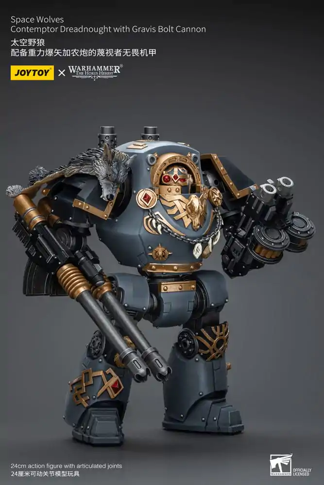 Warhammer The Horus Heresy Akčná figúrka 1/18 Space Wolves Contemptor Dreadnought s Gravis Bolt Cannon 12 cm termékfotó