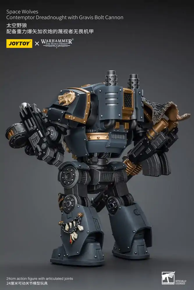 Warhammer The Horus Heresy Akčná figúrka 1/18 Space Wolves Contemptor Dreadnought s Gravis Bolt Cannon 12 cm termékfotó