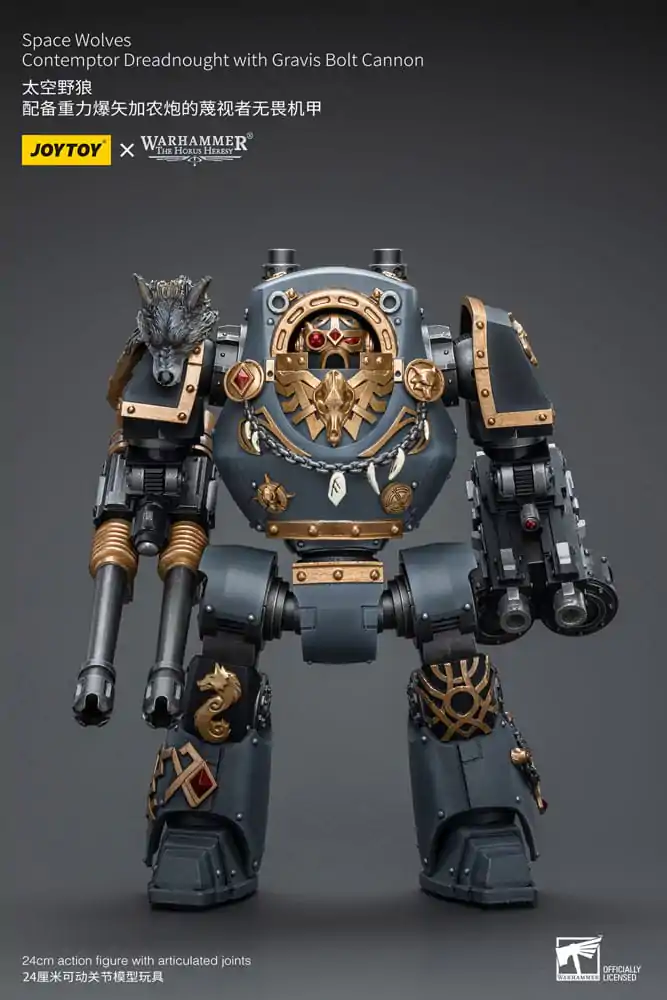 Warhammer The Horus Heresy Akčná figúrka 1/18 Space Wolves Contemptor Dreadnought s Gravis Bolt Cannon 12 cm termékfotó