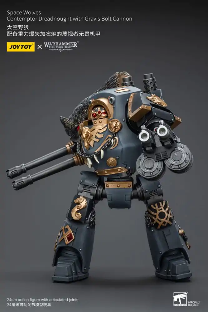 Warhammer The Horus Heresy Akčná figúrka 1/18 Space Wolves Contemptor Dreadnought s Gravis Bolt Cannon 12 cm termékfotó