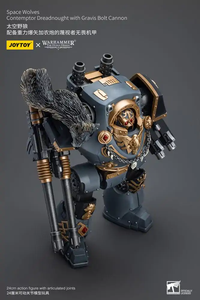 Warhammer The Horus Heresy Akčná figúrka 1/18 Space Wolves Contemptor Dreadnought s Gravis Bolt Cannon 12 cm termékfotó